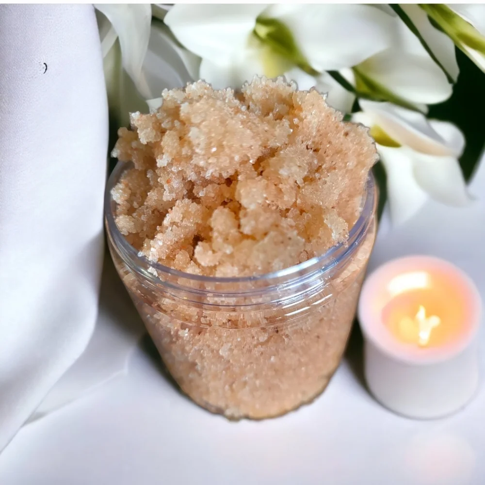 LOVESPELL Exfoliation Hydration Pink Himalayan Salt Scrub Body Indulge C…